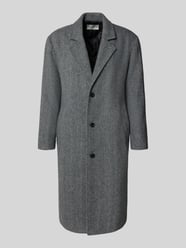 Relaxed fit lange wollen jas met reverskraag, model 'MILOS' van Selected - 6
