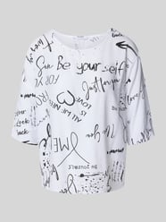 Relaxed fit blouseshirt met ronde hals van ZABAIONE - 13