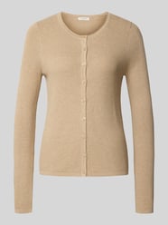 Strickcardigan mit Strukturmuster von Christian Berg Woman Beige - 39