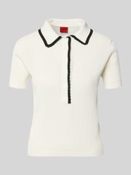 Regular Fit Strick-Shirt aus reiner Baumwolle Modell 'SLYSA' von HUGO - 38
