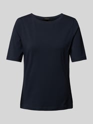 T-Shirt im unifarbenen Design von More & More Blau - 20