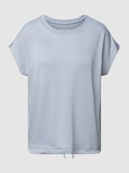 T-Shirt mit Label-Detail Modell 'Aapke' von Armedangels Blau / Türkis - 22