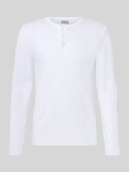 T-shirt w prążkowaniu z okrągłym dekoltem od Jake*s Studio Men - 38