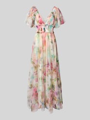 Maxikleid mit Taillenband im Allover-Look von Lace & Beads - 9