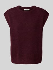 Bezrękawnik o kroju relaxed fit z mieszanki wełny model ‘LULU’ od Selected Femme - 1