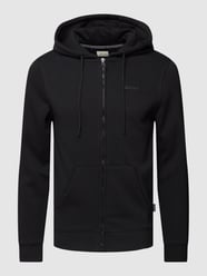 Sweatjacke mit Label-Design Modell 'Downton' von Blend Schwarz - 34