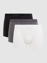 Boxershort met stretch in set van 3 van Levi's® Grijs / zwart - 37