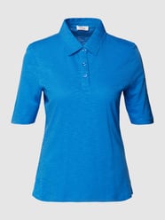 Poloshirt mit kurzer Knopfleiste von s.Oliver RED LABEL Blau - 17