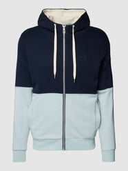 Sweatjacke im Colour-Blocking-Design von Tom Tailor Blau - 27