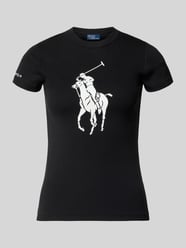 t-shirt o kroju slim fit z mieszanki bawełny od Polo Ralph Lauren - 41