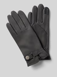 Handschuhe aus Schafsleder mit Toch-Funktion Modell 'Stanton' von Roeckl - 37