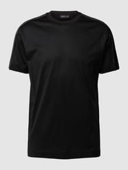 T-Shirt im unifarbenen Design von Emporio Armani Schwarz - 14