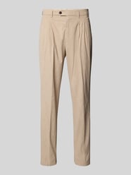 Stoffen broek met Franse steekzakken, model 'Pardus' van Mmx Beige - 6