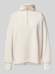 Sweatshirt mit Stehkragen von Christian Berg Woman Beige - 48