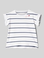 T-Shirt mit Label-Stitching von Guess - 8