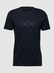 T-Shirt mit Label-Print Modell 'Alerio' von JOOP! Collection Blau - 42