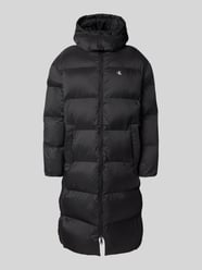 Regular fit lange gewatteerde jas met logoprint van Calvin Klein Jeans - 3