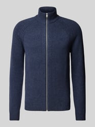 Wolljacke mit Stehkragen Modell 'GEORG' von MCNEAL Blau - 13