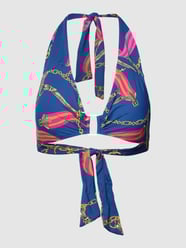 Bikinibovenstukje met vetersluiting van Lauren Ralph Lauren Blauw / turquoise - 44
