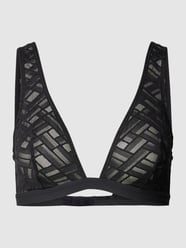 BH mit Mesh-Muster Modell 'Lace Graphics' von Marc O'Polo Schwarz - 19
