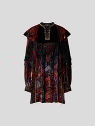 Minikleid im Paisley-Dessin von Etro Rot - 18
