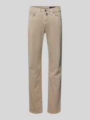 Tapered Fit Chino im 5-Pocket-Design Modell 'Lyon' von Pierre Cardin Beige - 9