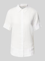 Linnen blouse in effen design van Brax - 36