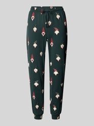 Pyjama-Hose mit elastischem Bund und Tunnelzug von Jake*s Casual - 14