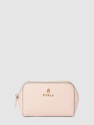 Kosmetiktasche mit Label-Applikation Modell 'CAMELIA' von Furla Rosa - 41