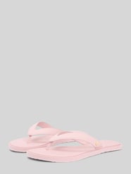 Teenslippers met logo-applicatie van Tommy Hilfiger Fuchsia - 6