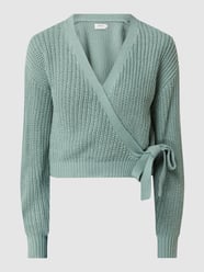 Cropped Cardigan mit Schleife Modell 'Breda' von Only - 11