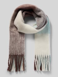 Szal z długimi frędzlami od Tom Tailor Denim - 32