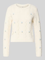 Regular Fit Strickpullover aus Baumwoll-Mix Modell 'RITA LIFE' von ONLY - 44