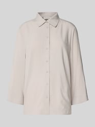 Regular Fit Bluse aus Viskose mit 3/4-Arm von Christian Berg Woman Beige - 35