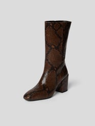 Stiefel in Reptil-Optik von Aeyde Braun - 35