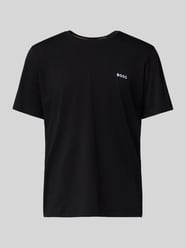 T-Shirt mit Logo-Detail Modell 'MIX&MATCH' von BOSS Schwarz - 18