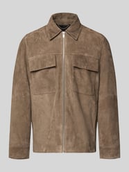 Blouson in Leder-Optik Modell 'KOSAN' von Drykorn Beige - 3