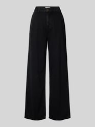 Wide Leg Jeans aus reiner Baumwolle und Rigid Denim von Marc O'Polo Schwarz - 7