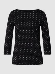 T-shirt met boothals van Christian Berg Woman Zwart - 45