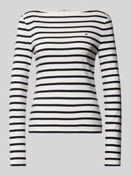 Longsleeve mit U-Boot-Ausschnitt von Tommy Hilfiger Blau - 27