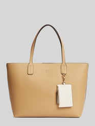 Shopper mit Reißverschlussfach und Anhänger für Kleinigkeiten von Tommy Hilfiger Beige - 45