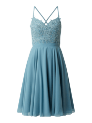 Cocktailkleid mit Strasssteinen  von Luxuar Türkis - 38