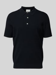 Koszulka polo o kroju regular fit z dodatkiem jedwabiu model „Luxury” od Profuomo - 10