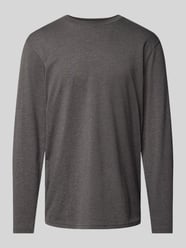 Longsleeve met ronde hals van RAGMAN Grijs / zwart - 38