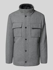 Regular fit lange wollen jas van wolmix met afneembare binnenkraag van Tom Tailor - 42