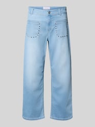 Jeans w kroju wide fit o skróconym fasonie model 'Linn' od ANGELS - 19