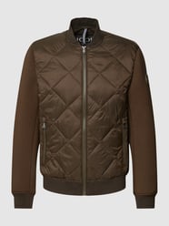 Sweatjacke mit gerippten Abschlüssen Modell 'Nelsen' von JOOP! Jeans Grün - 22