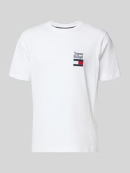 T-shirt z czystej bawełny w kroju regular fit model 'BRAND LOVE TEXT' od Tommy Hilfiger - 3