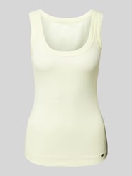 Tanktop mit Label-Applikation von Marc Cain - 24