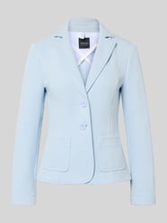 Żakiet o kroju slim fit z kołnierzem z połami od Marc Cain - 11